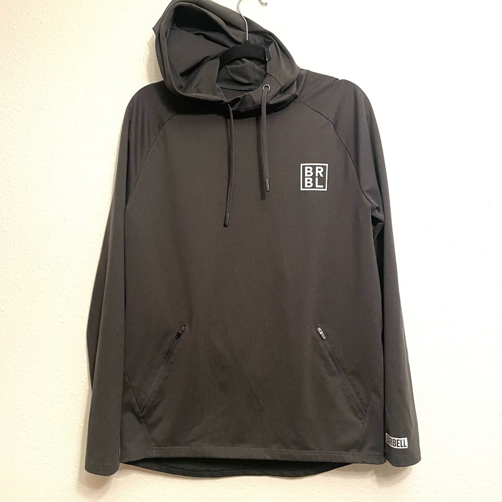 Barbell Apparel BRBL Gray Stealth Hoodie - Break Boundaries Performance Workout